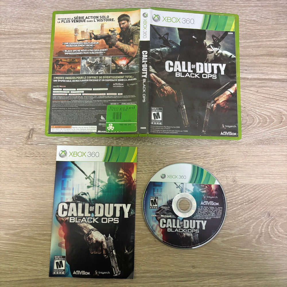 Call of Duty Black Ops Xbox 360