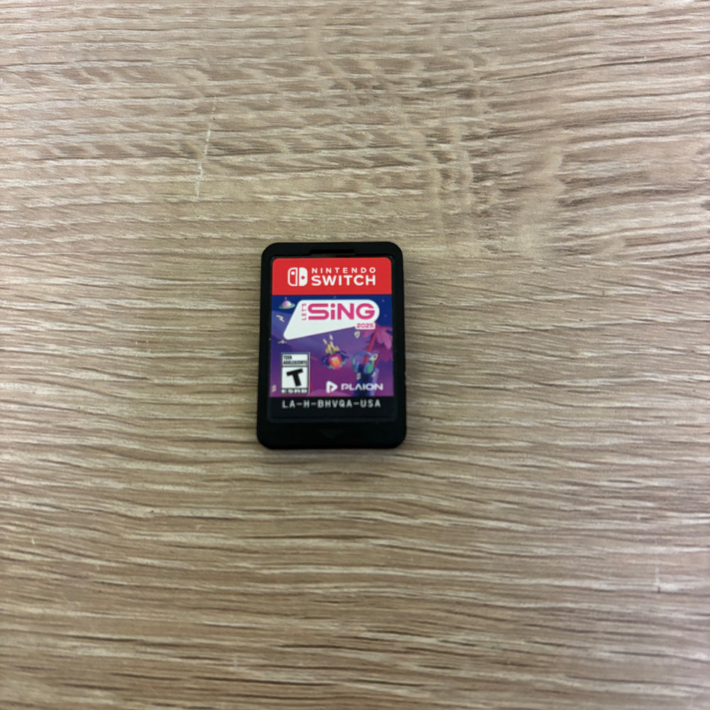 Let's Sing 2025 Nintendo Switch