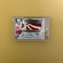 2024/25 Upper Deck The Cup Alex Debrincat Expanded Materials Patch Auto /15 Detroit Red Wings EM-AD Sports Card