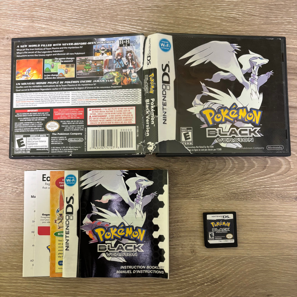 Pokemon Black Nintendo DS