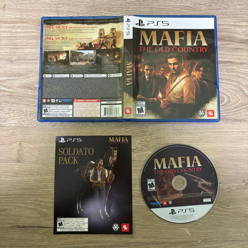 Mafia: The Old Country Playstation 5