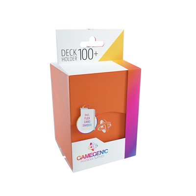 Deck Box: Deck Holder: Orange (100 ct) (ML)