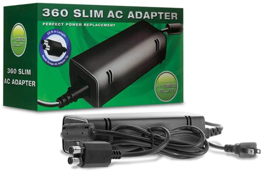 Xbox 360 SlimAC Adapter (10ftin Length) - 360