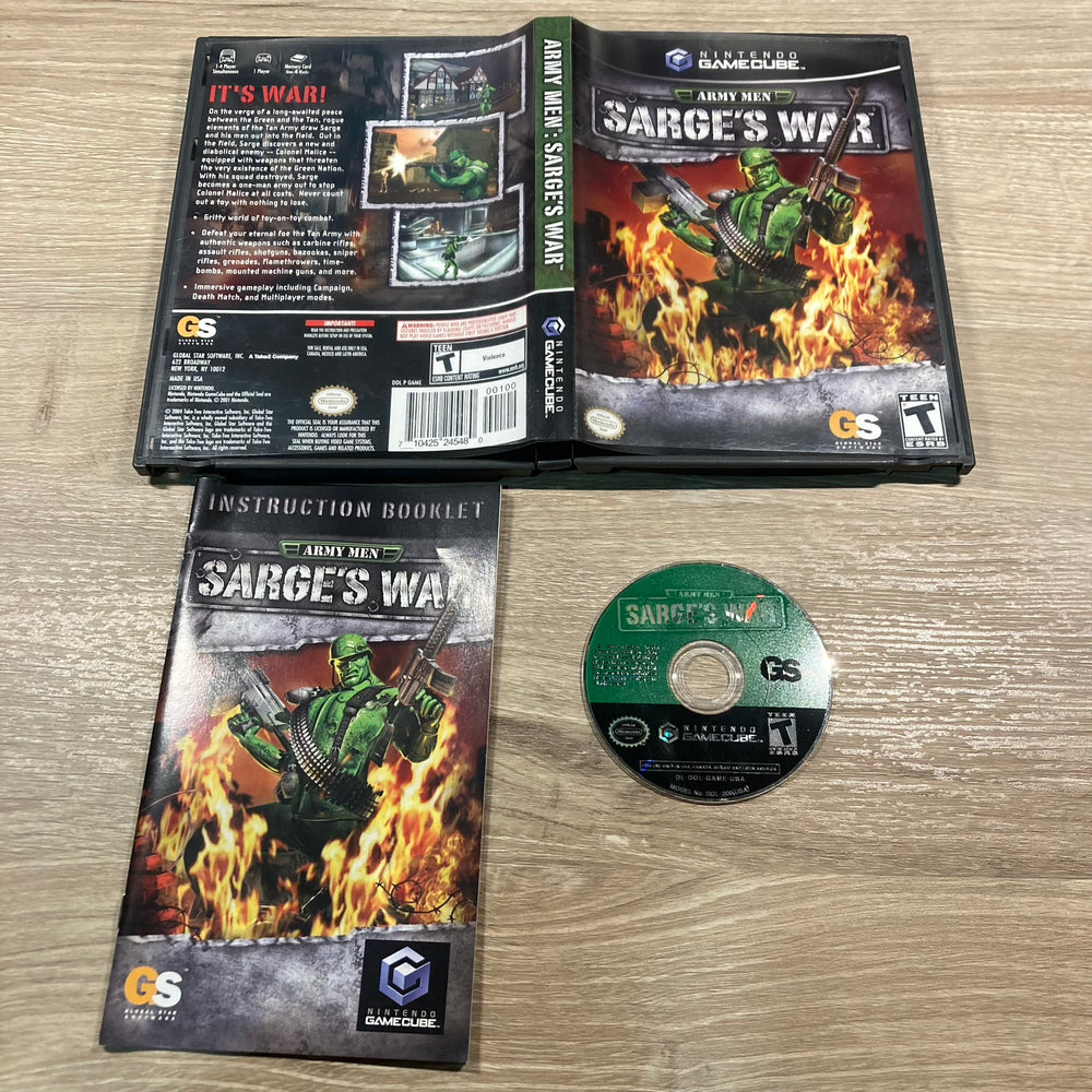 Army Men Sarge's War Gamecube