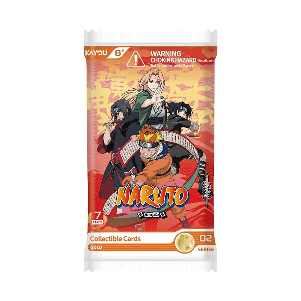 NARUTO SMRITI COLLECTIBLE CARDS EARTH SCROLL SERIES 2 PACK