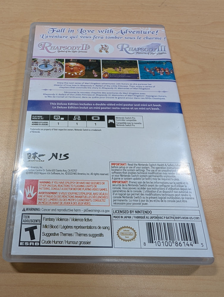Rhapsody: Marl Kingdom Chronicles [Deluxe Edition] Nintendo Switch