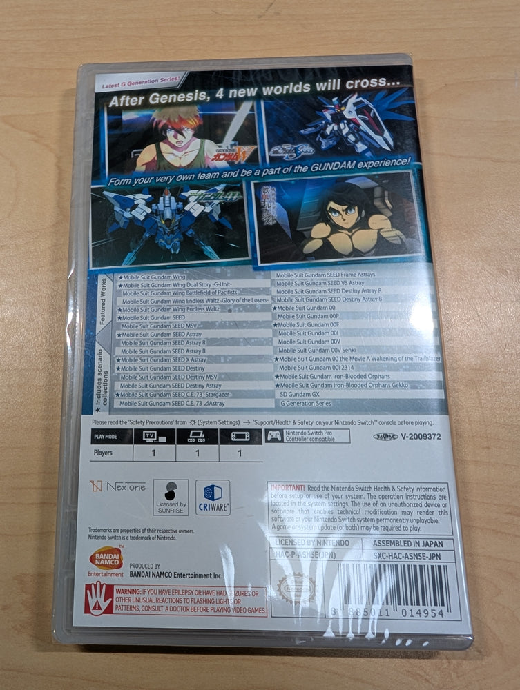 SD Gundam G Generation Cross Rays [Platinum Edition] JP Nintendo Switch