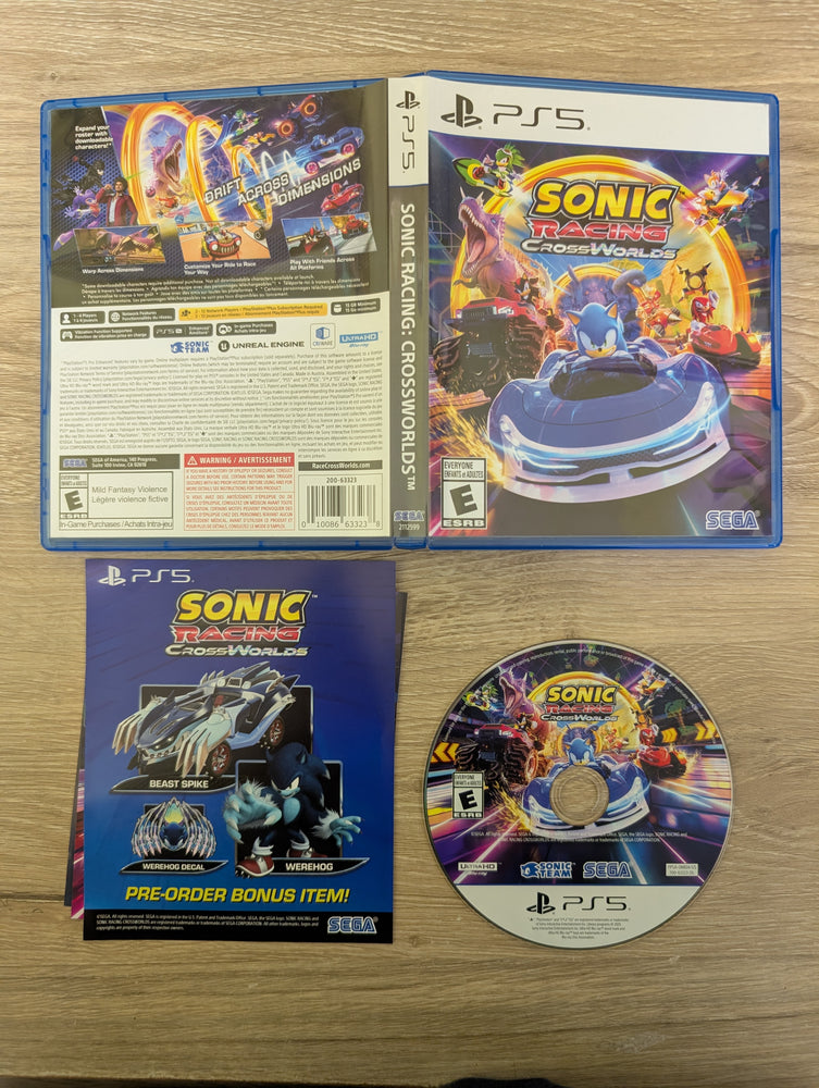 Sonic Racing: CrossWorlds Playstation 5