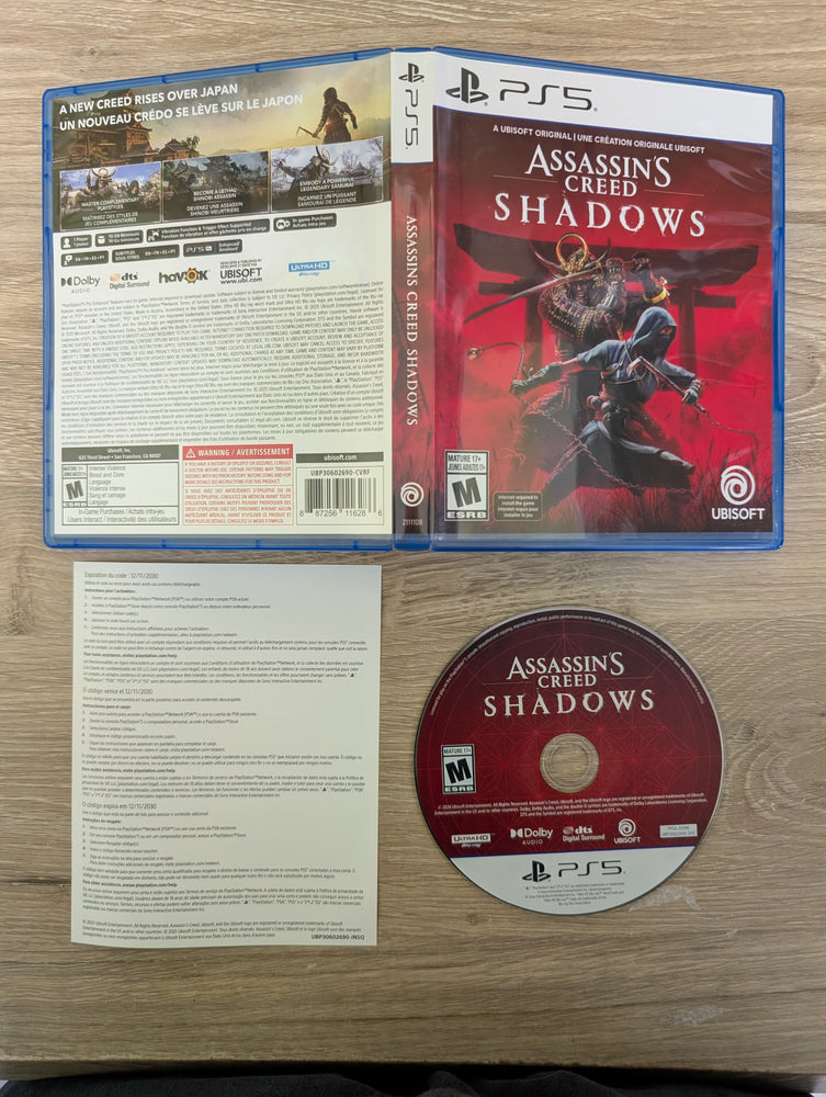 Assassin's Creed Shadows Playstation 5