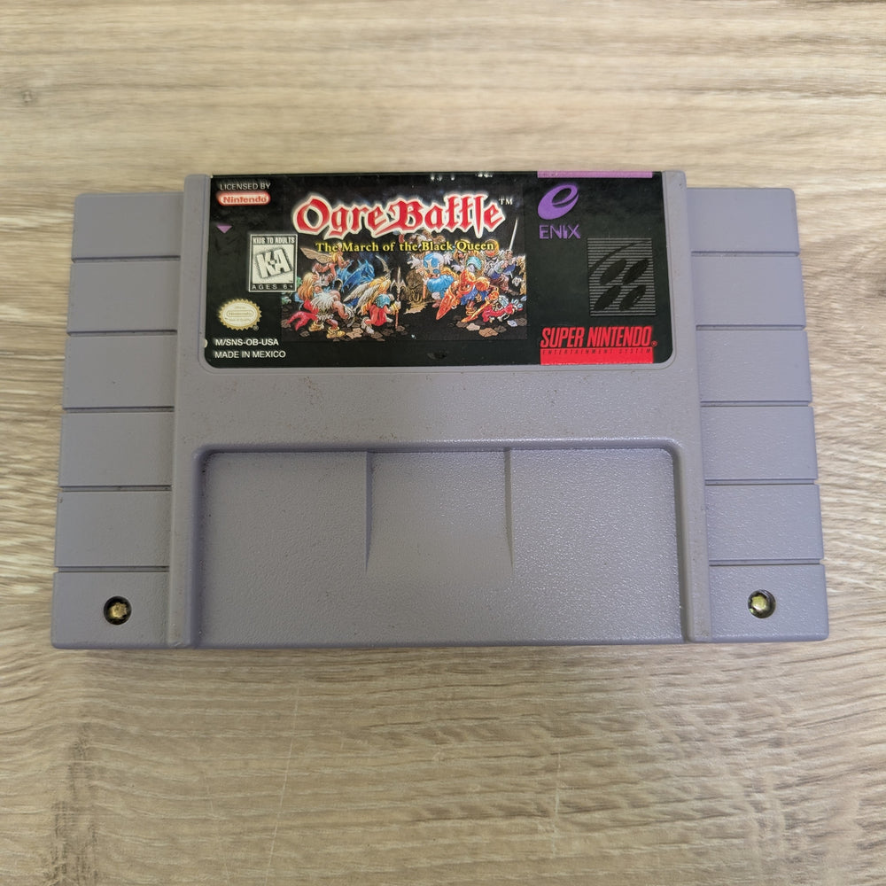 Ogre Battle The March of the Black Queen Super Nintendo
