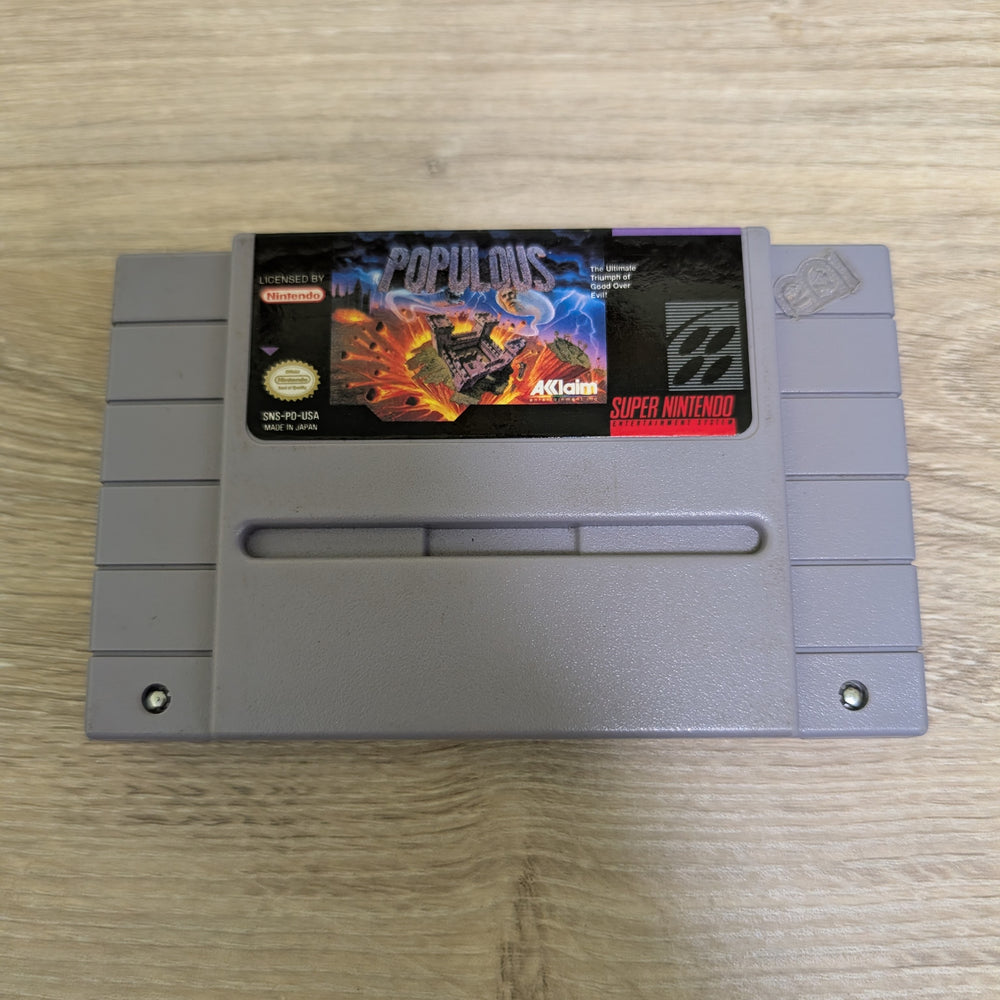 Populous Super Nintendo