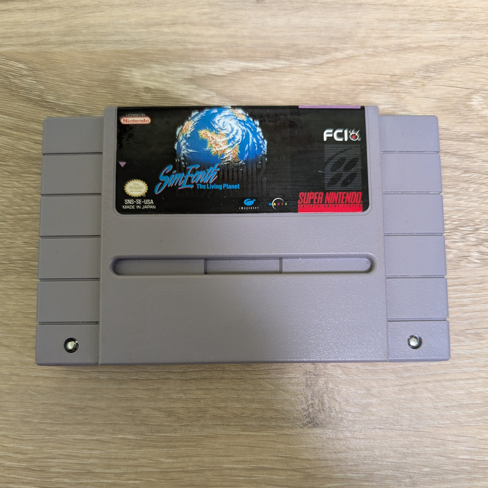Sim Earth the Living Planet Super Nintendo