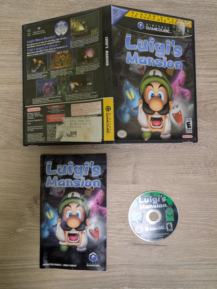 Luigi's Mansion Gamecube