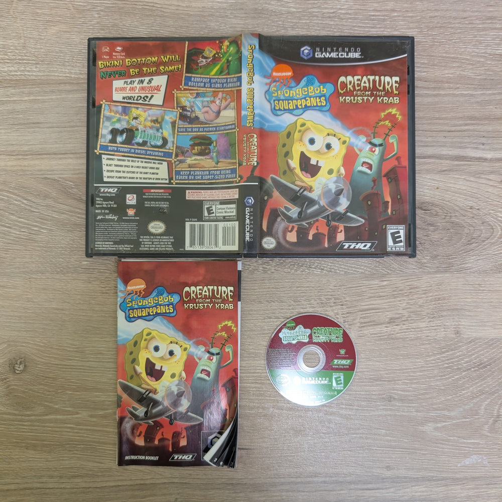 SpongeBob SquarePants Creature from Krusty Krab Gamecube