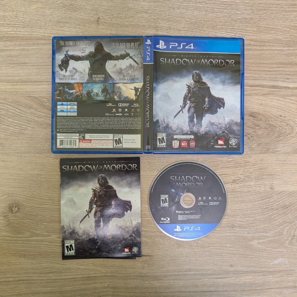Middle Earth: Shadow of Mordor Playstation 4