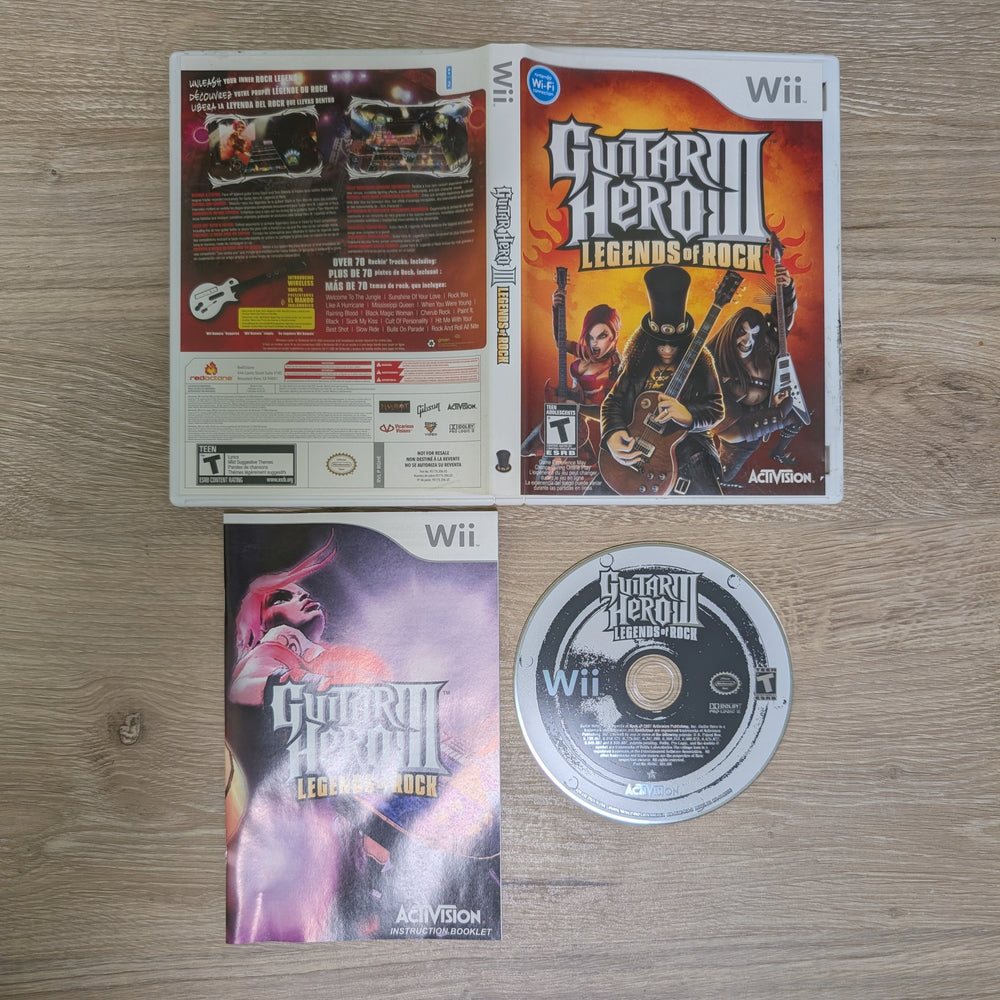 Guitar Hero III Legends of Rock Wii