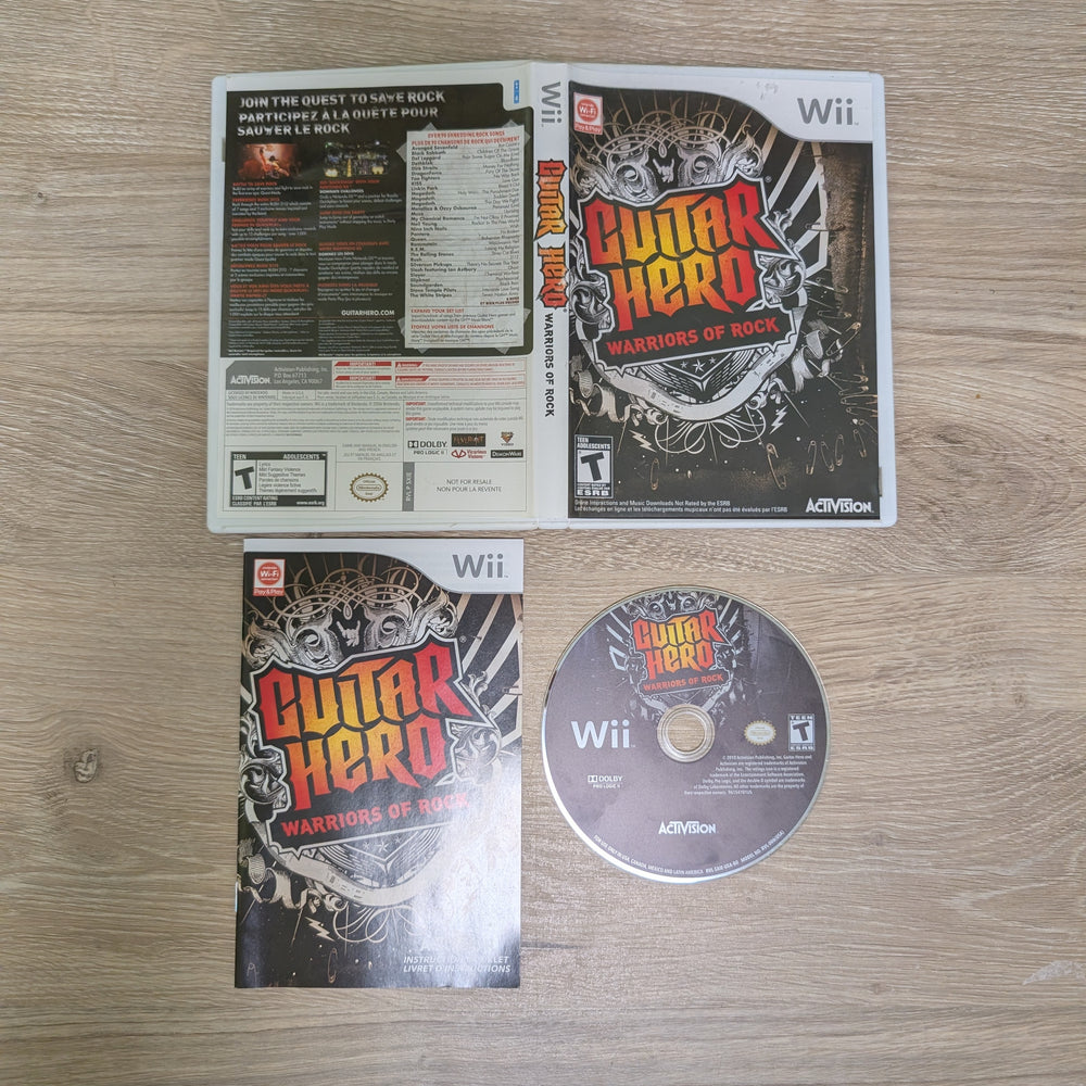 Guitar Hero: Warriors of Rock Wii
