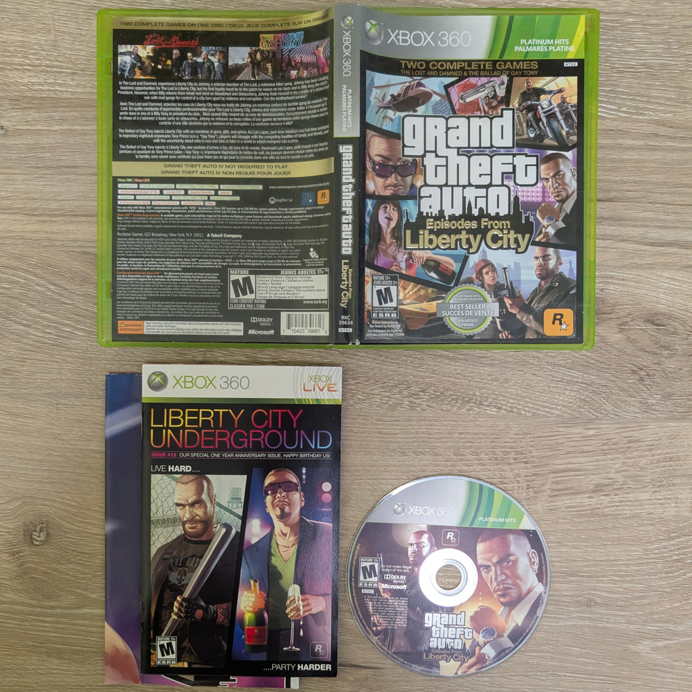 Grand Theft Auto: Episodes from Liberty City [Platinum Hits] Xbox 360