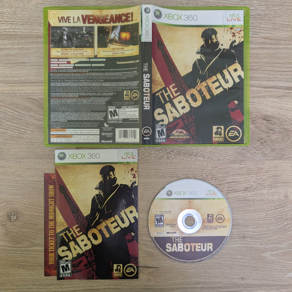 The Saboteur Xbox 360