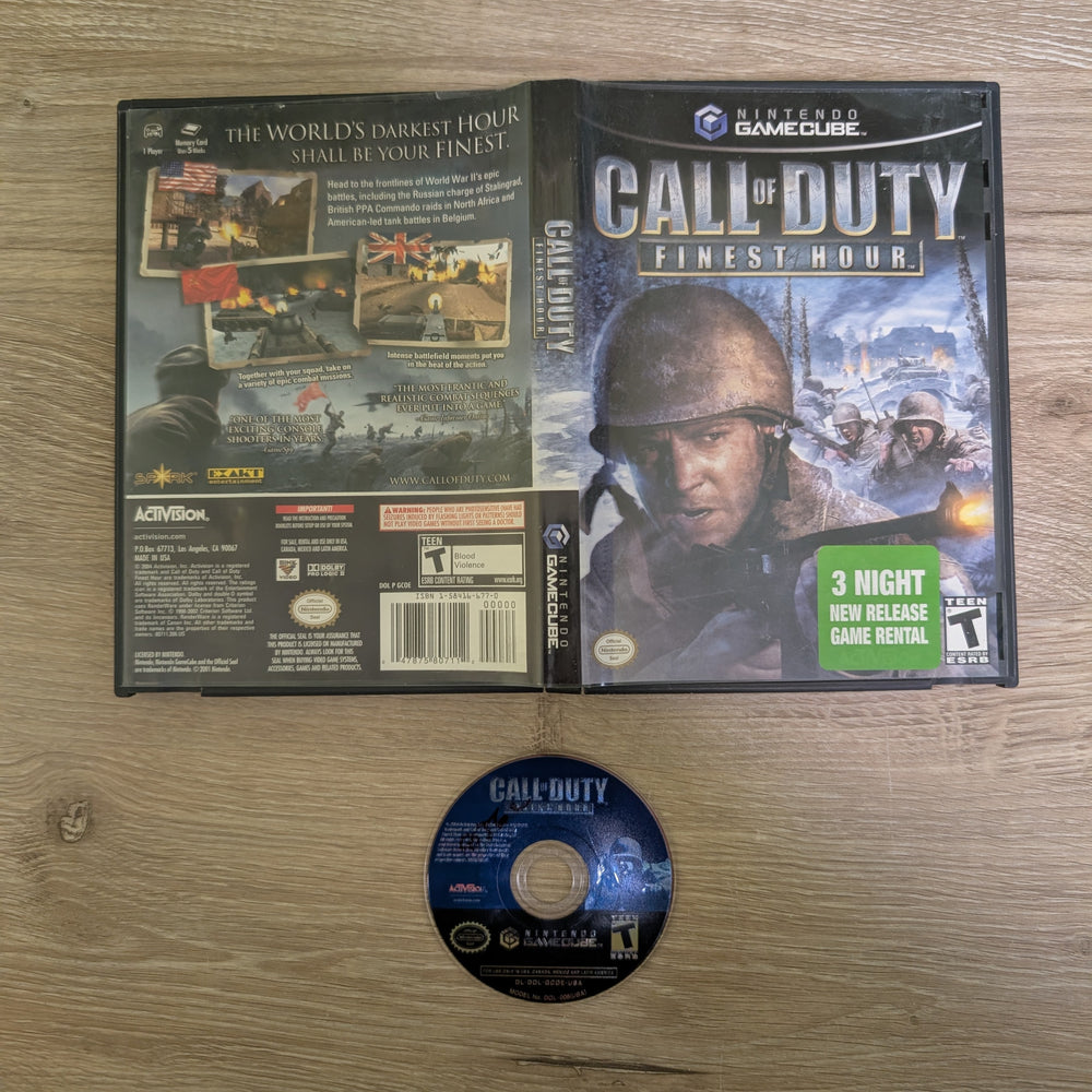 Call of Duty Finest Hour Gamecube