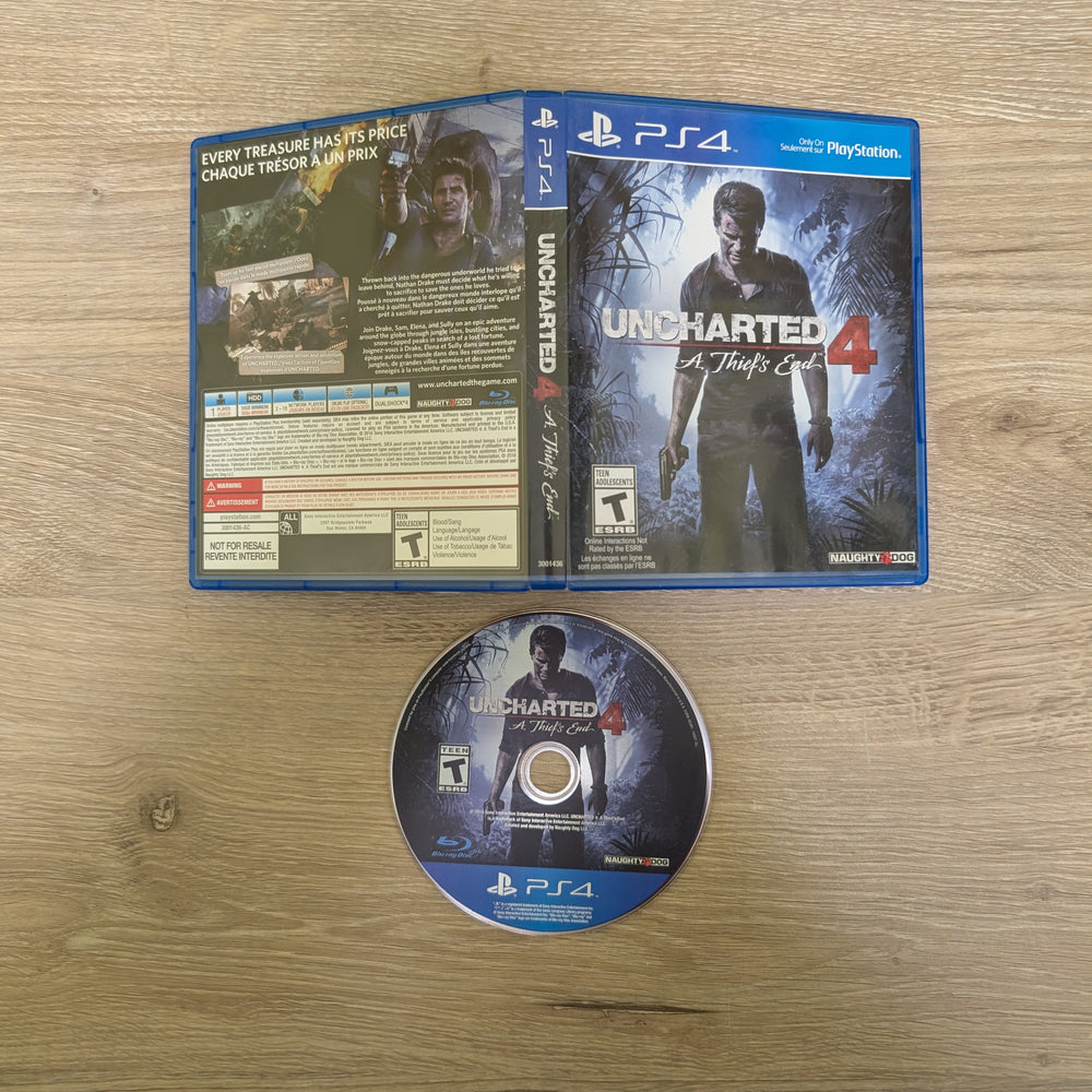 Uncharted 4 A Thief's End Playstation 4