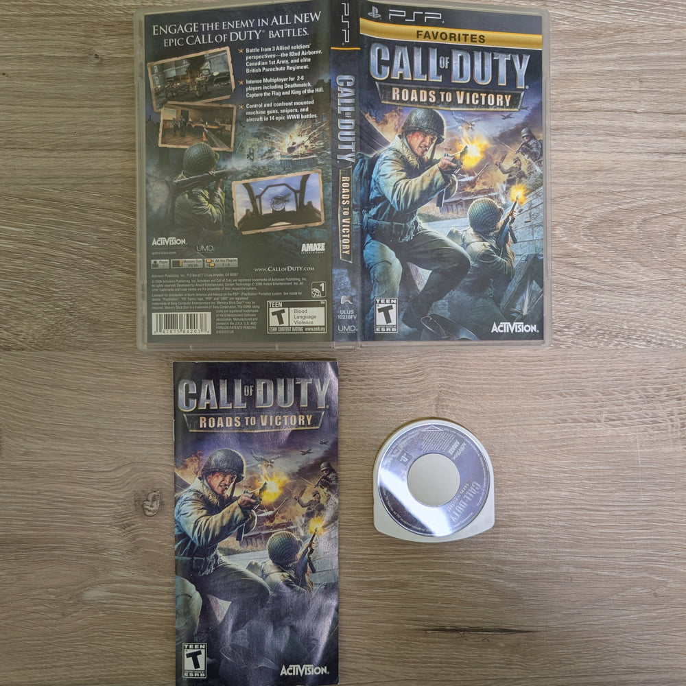 Call Of Duty: Roads To Victory [Favorites] PSP