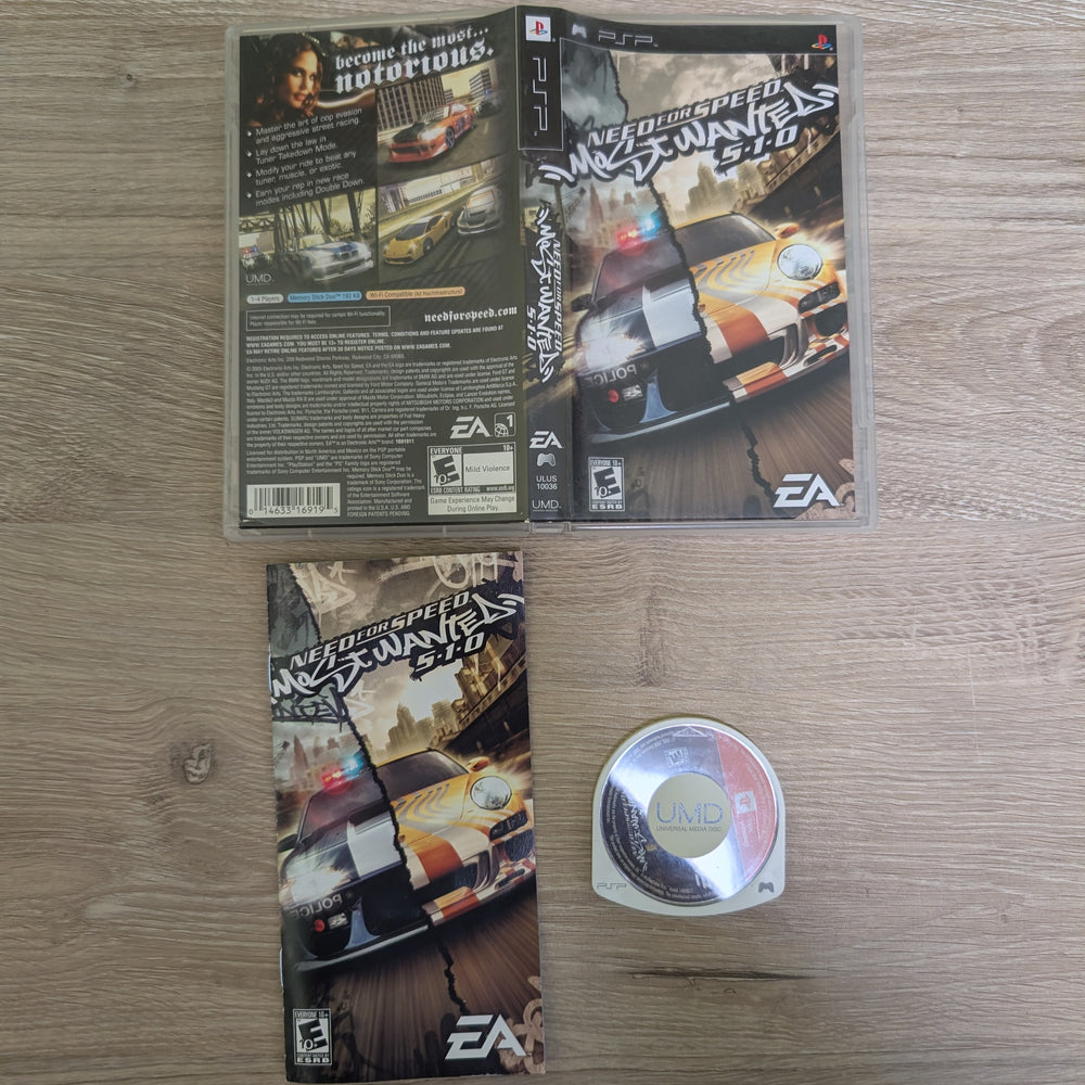 Need for Speed Most Wanted 5-1-0 PSP