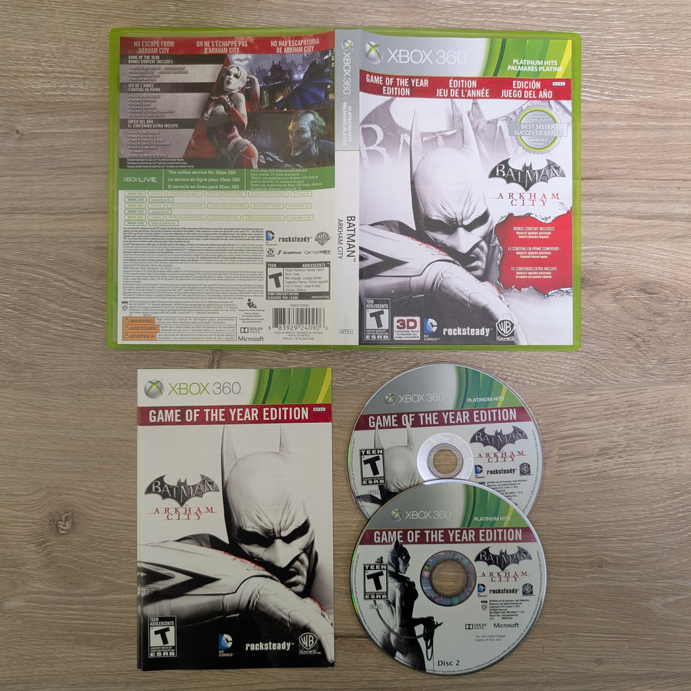 Batman: Arkham City [Game of the Year Platinum Hits] Xbox 360