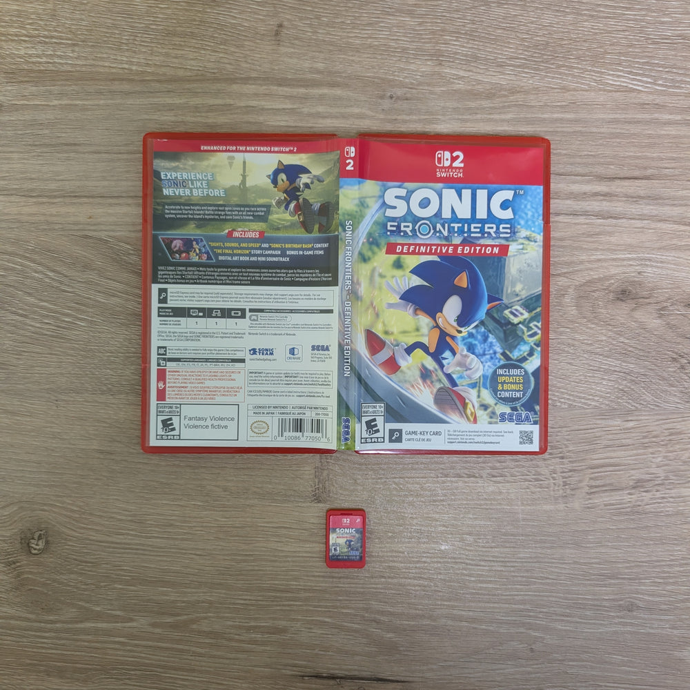 Sonic Frontiers Definitive Edition Nintendo Switch 2