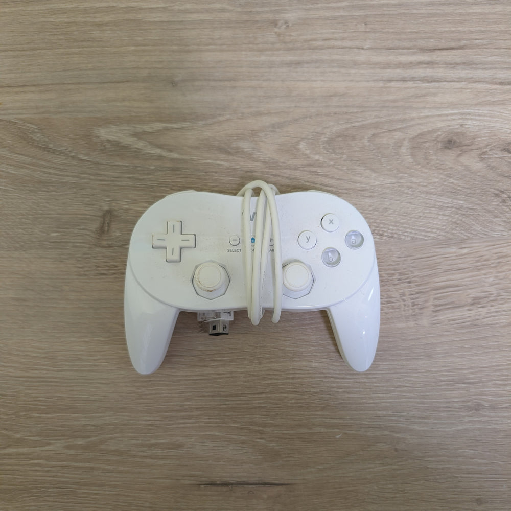 White Wii Classic Controller Pro Wii