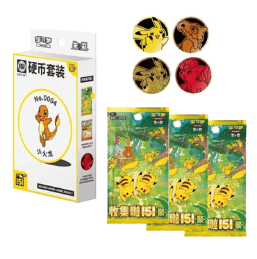 Pokemon Chinese Collect 151 Gathering Coin Set (Random Art)