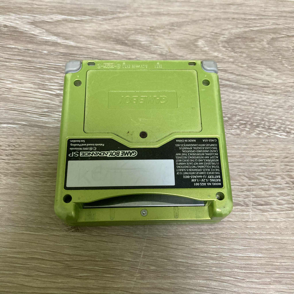 Lime Green Gameboy Advance SP GameBoy Advance Console