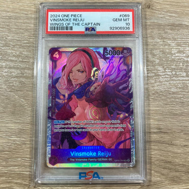 Vinsmoke Reiju - (Alternate Art) - Super Rare - OP06-069 - Foil PSA 10 (92906936) Graded Card