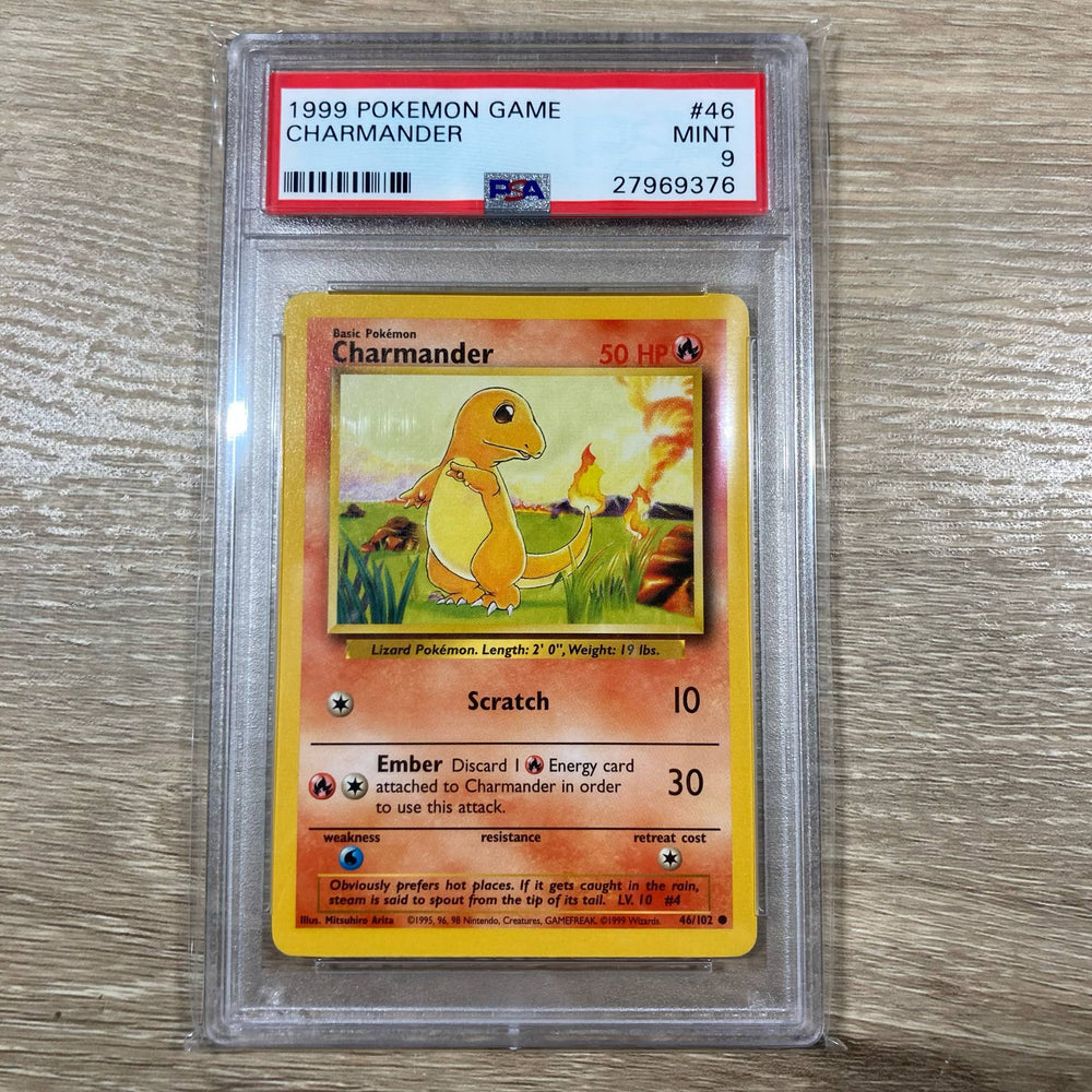 Charmander (46/102) [Base Set Unlimited] PSA 9 (27969376) Graded Card