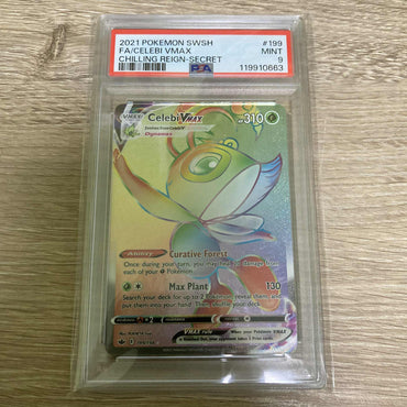 Celebi VMAX (199/198) [Sword & Shield: Chilling Reign] PSA 9 (119910663) Graded Card