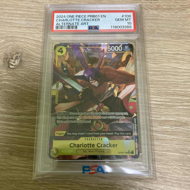 Charlotte Cracker (Alternate Art) [Premium Booster -The Best-] PSA 10 (118003389) Graded Card