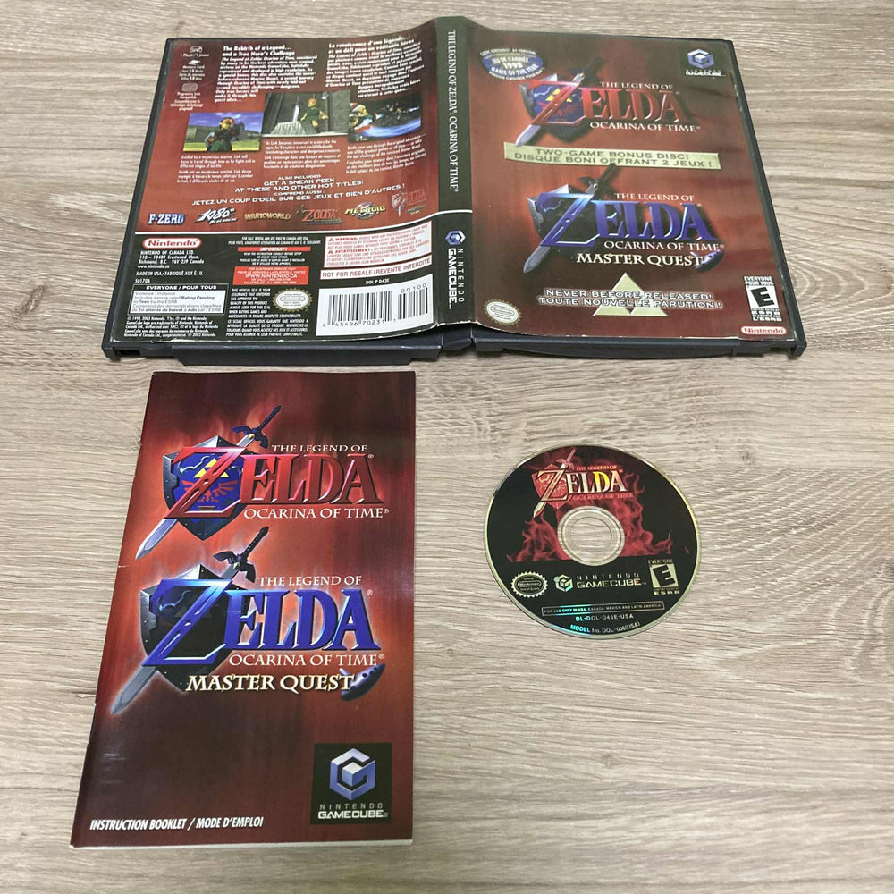 Zelda Ocarina of Time Master Quest Gamecube