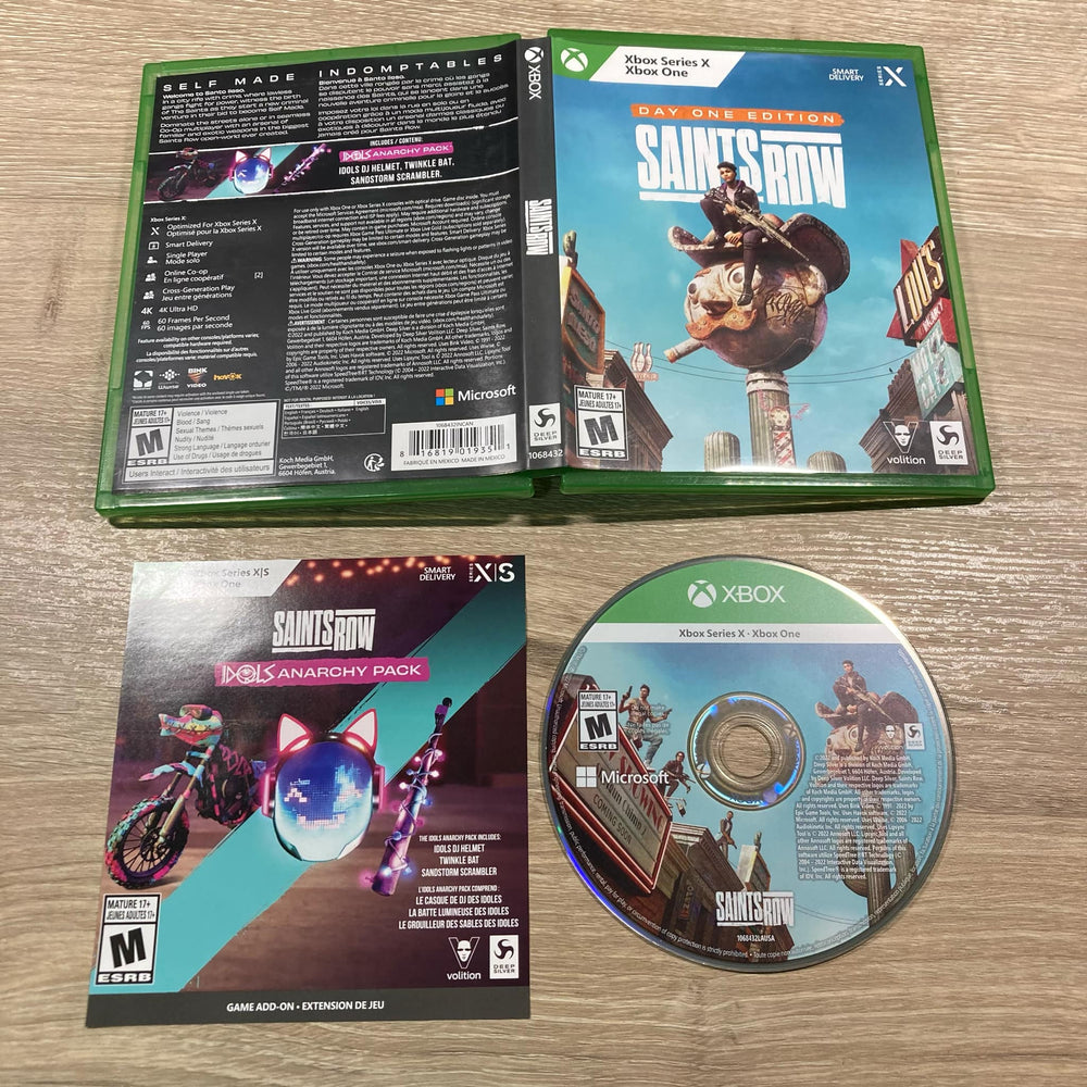 Saints Row Xbox Series X