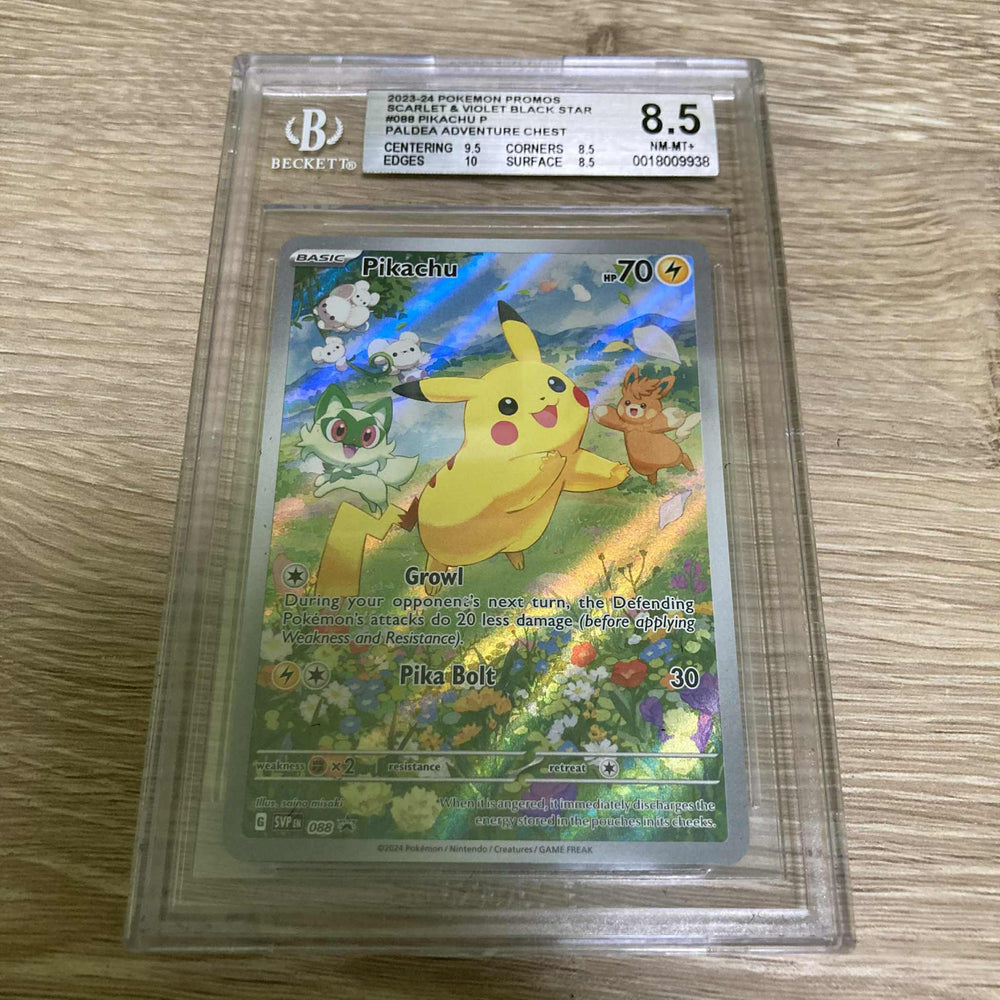 Pikachu (088) [Scarlet & Violet: Black Star Promos] BGS 8.5 (0019009938) Graded Card