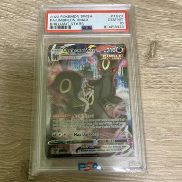 Umbreon VMAX (TG23/TG30) [Sword & Shield: Brilliant Stars] PSA 10 (103456424) Graded Card