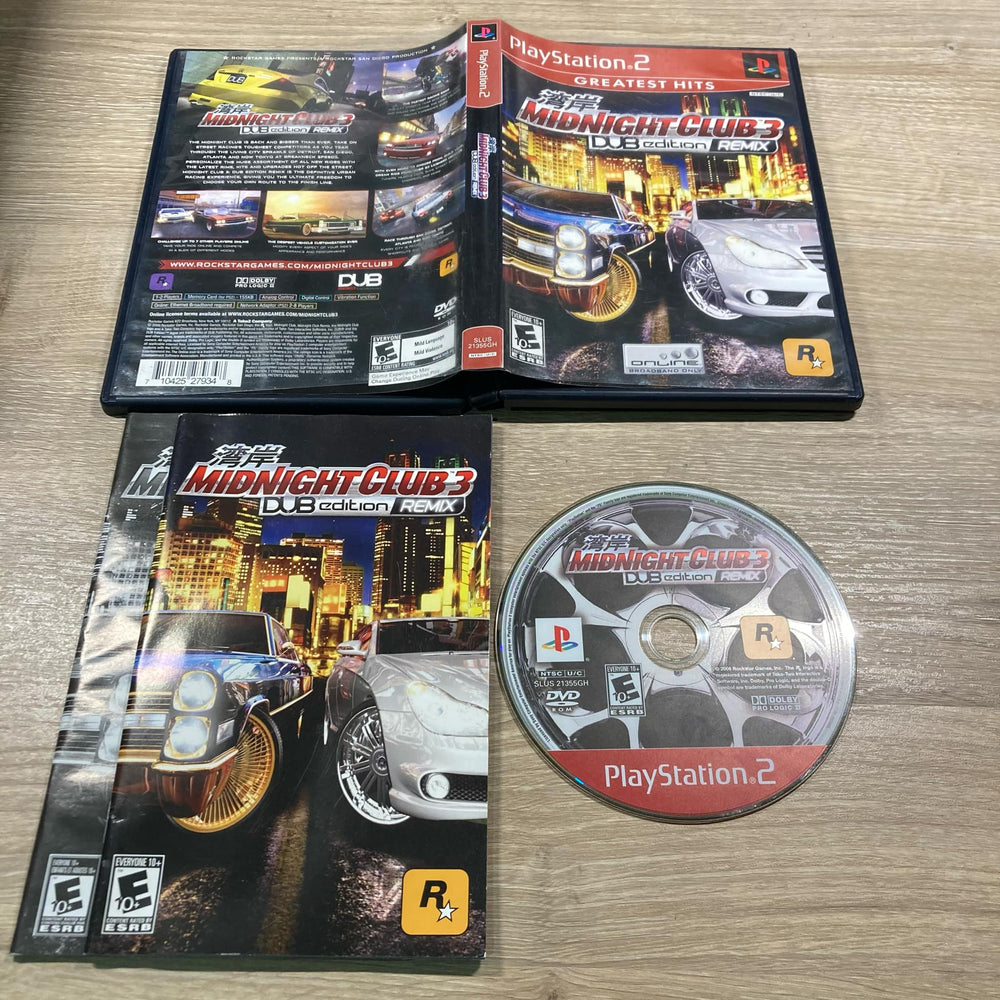 Midnight Club 3 Dub Edition Remix Playstation 2