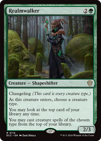 Realmwalker [Lorwyn Eclipsed Commander]