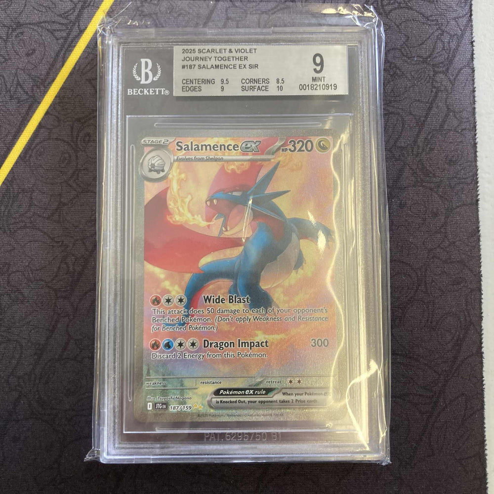 Salamence ex (187/159) [Scarlet & Violet: Journey Together] BGS 9 (0018210919) Graded Card