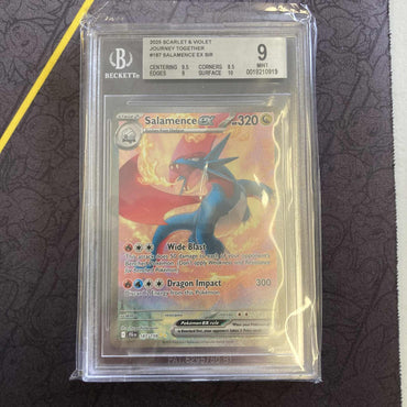 Salamence ex (187/159) [Scarlet & Violet: Journey Together] BGS 9 (0018210919) Graded Card