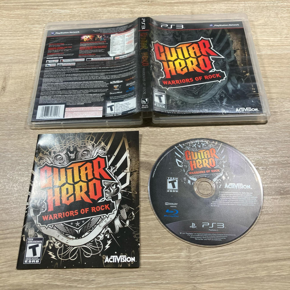 Guitar Hero: Warriors of Rock Playstation 3