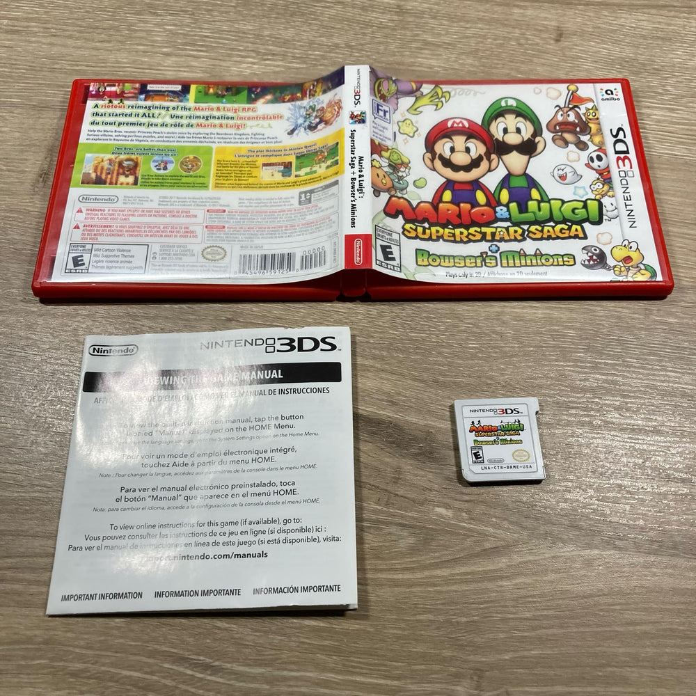 Mario & Luigi: Superstar Saga + Bowser's Minions Nintendo 3DS