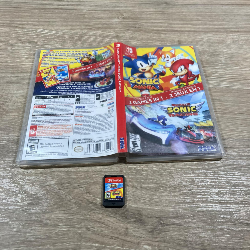 Sonic Mania + Team Sonic Racing Double Pack Nintendo Switch