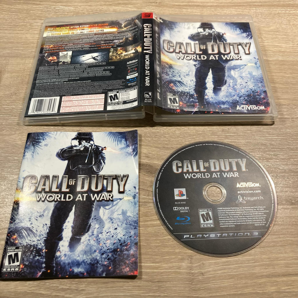 Call of Duty World at War Playstation 3