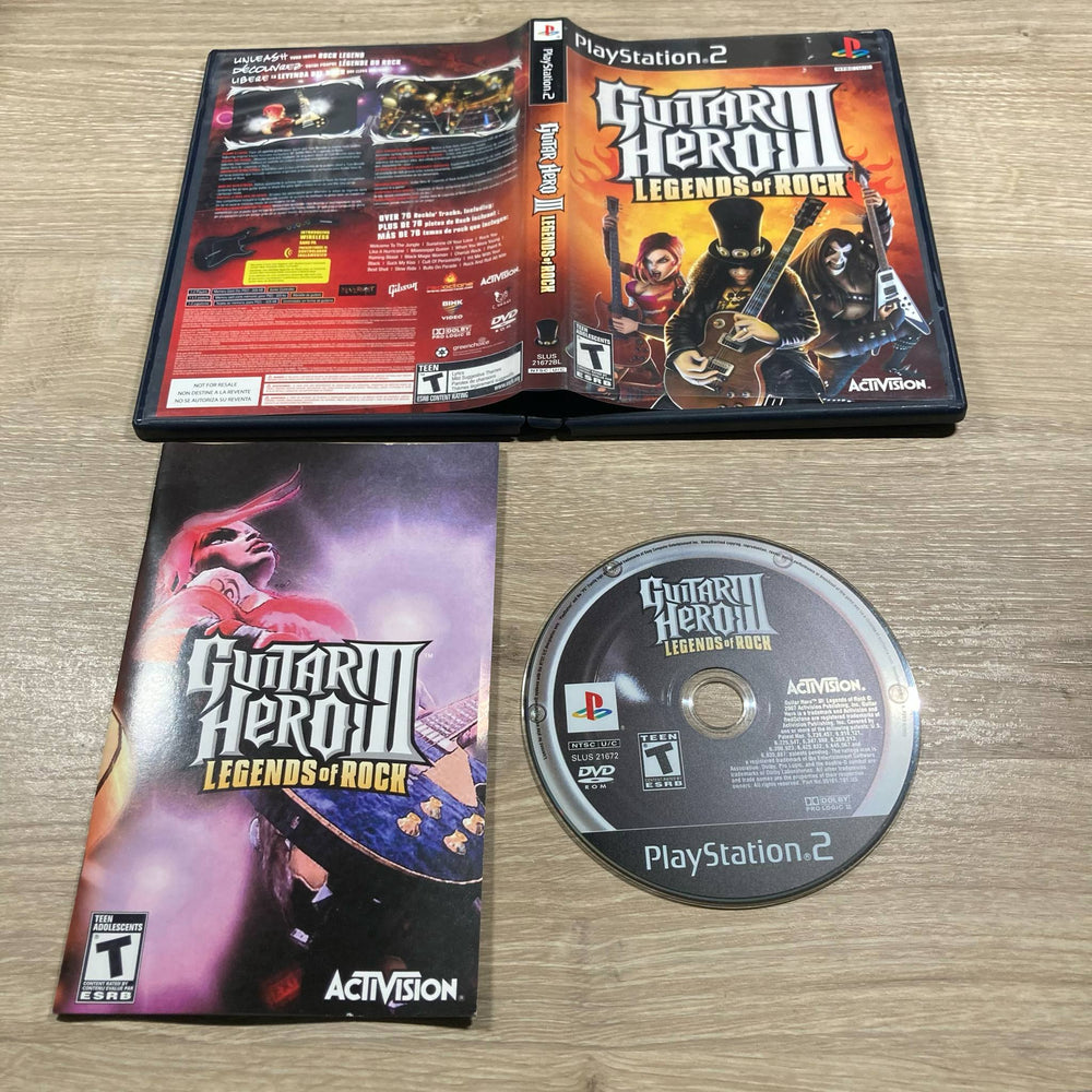 Guitar Hero III Legends of Rock Playstation 2