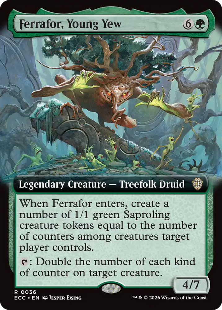 Ferrafor, Young Yew (Extended Art) [Lorwyn Eclipsed Commander]